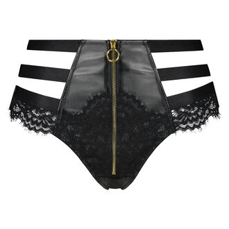 String taille haute Dominique, Noir