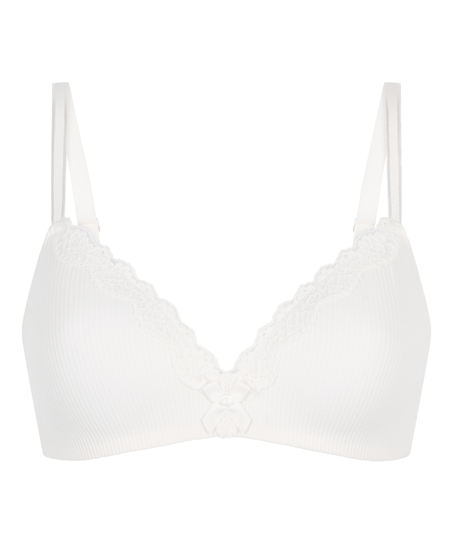 Soutien-gorge sans armatures préformé Lola, Blanc