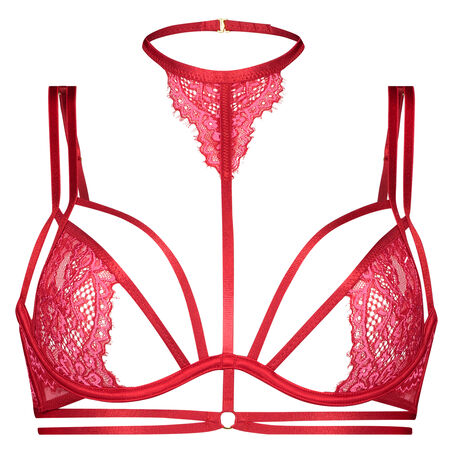 Soutien-gorge &agrave; armatures non-pr&eacute;form&eacute; Chasity, Rouge