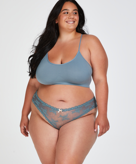 Slip brésilien V-shape Mesh, Vert