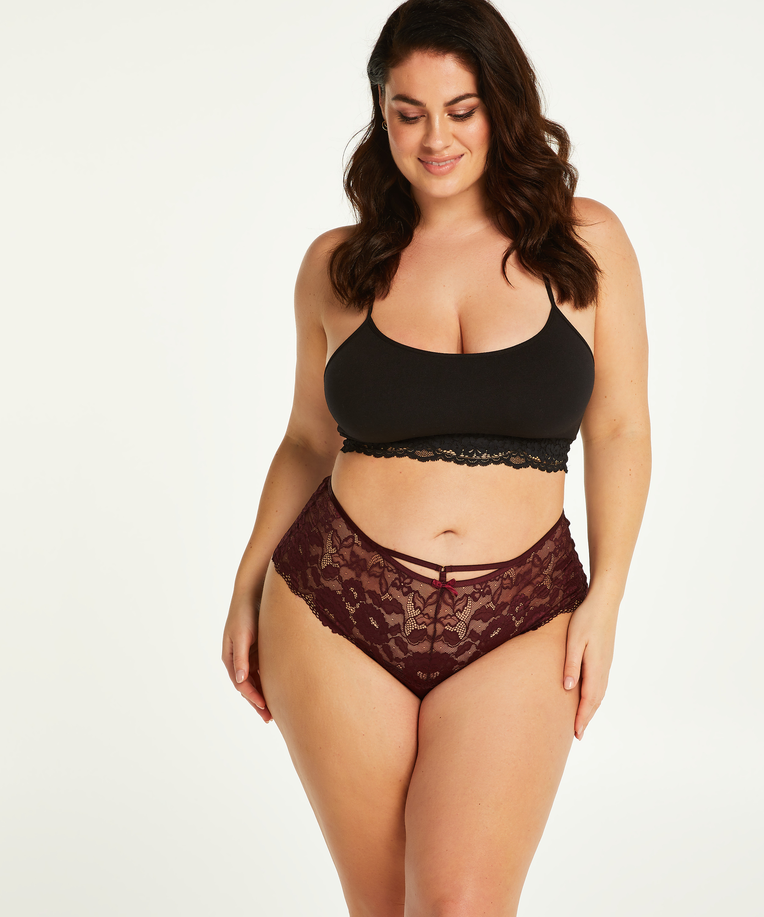 String Boxer Jolie Curvy, Rouge, main