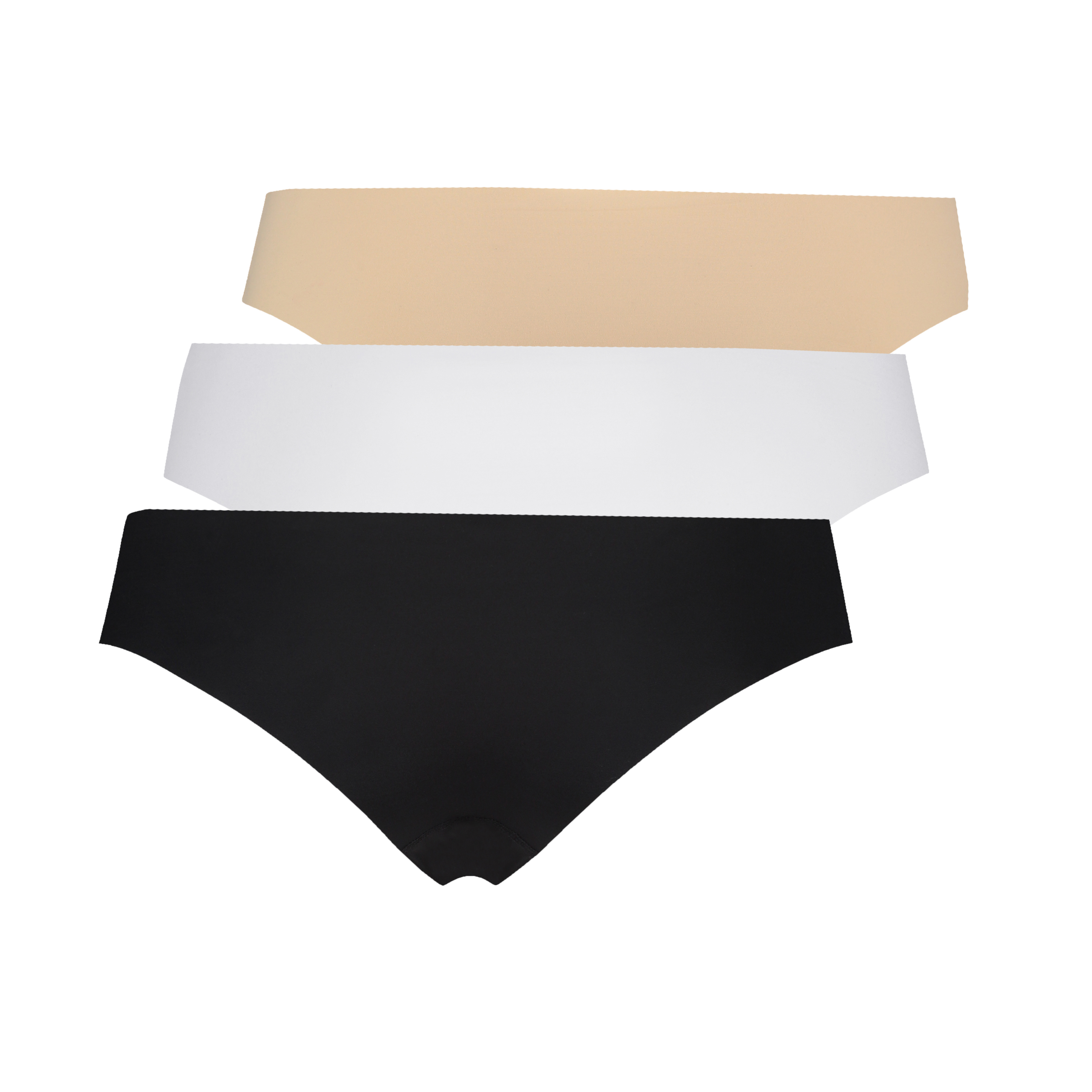 Slip brésilien Invisible coton, Noir, main