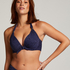 Haut de bikini &agrave; armatures pr&eacute;form&eacute; Kai Taille E +, Bleu