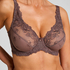 Soutien-gorge &agrave; armatures non-pr&eacute;form&eacute; Diva, Marron
