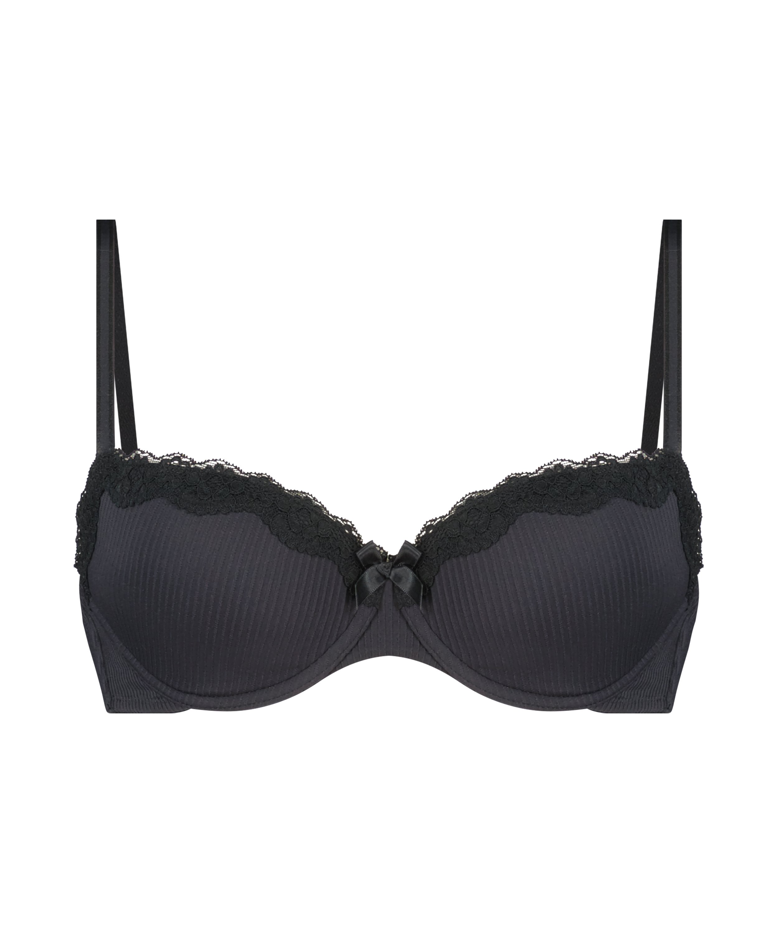 Soutien-gorge à armatures préformé Lola, Noir, main