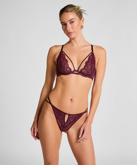 Soutien-gorge &agrave; armatures non-pr&eacute;form&eacute; Cinnamon, Rouge