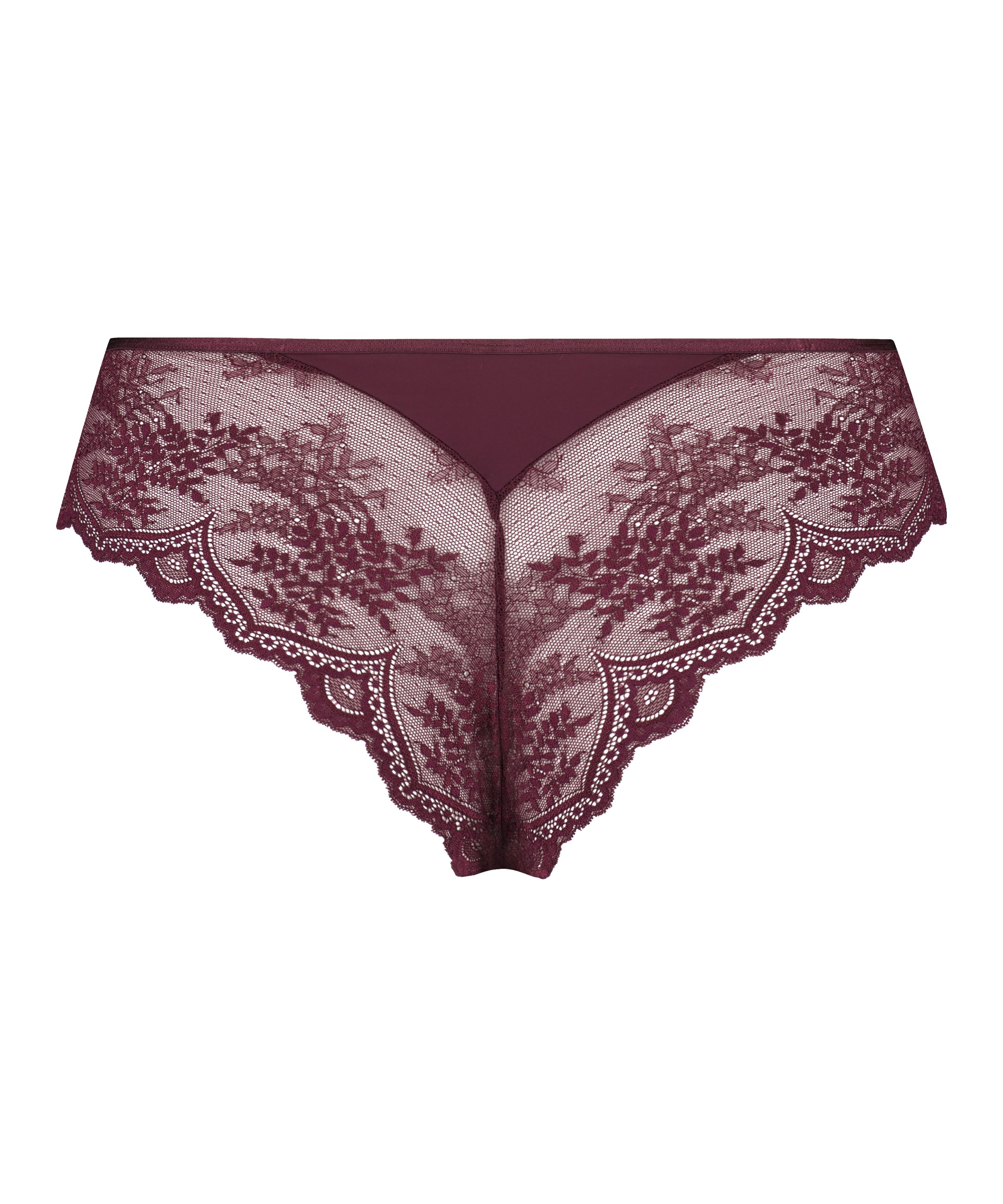 Slip brésilien échancré Heira Curvy, Violet, main