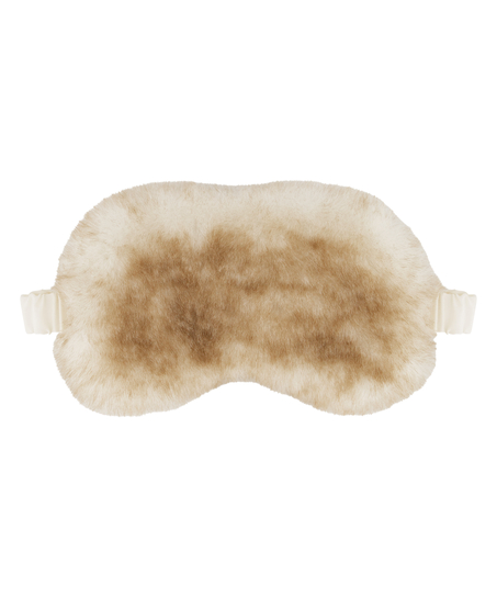 Masque de nuit Fake Fur, Gris