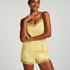 Short de pyjama Satin, Jaune