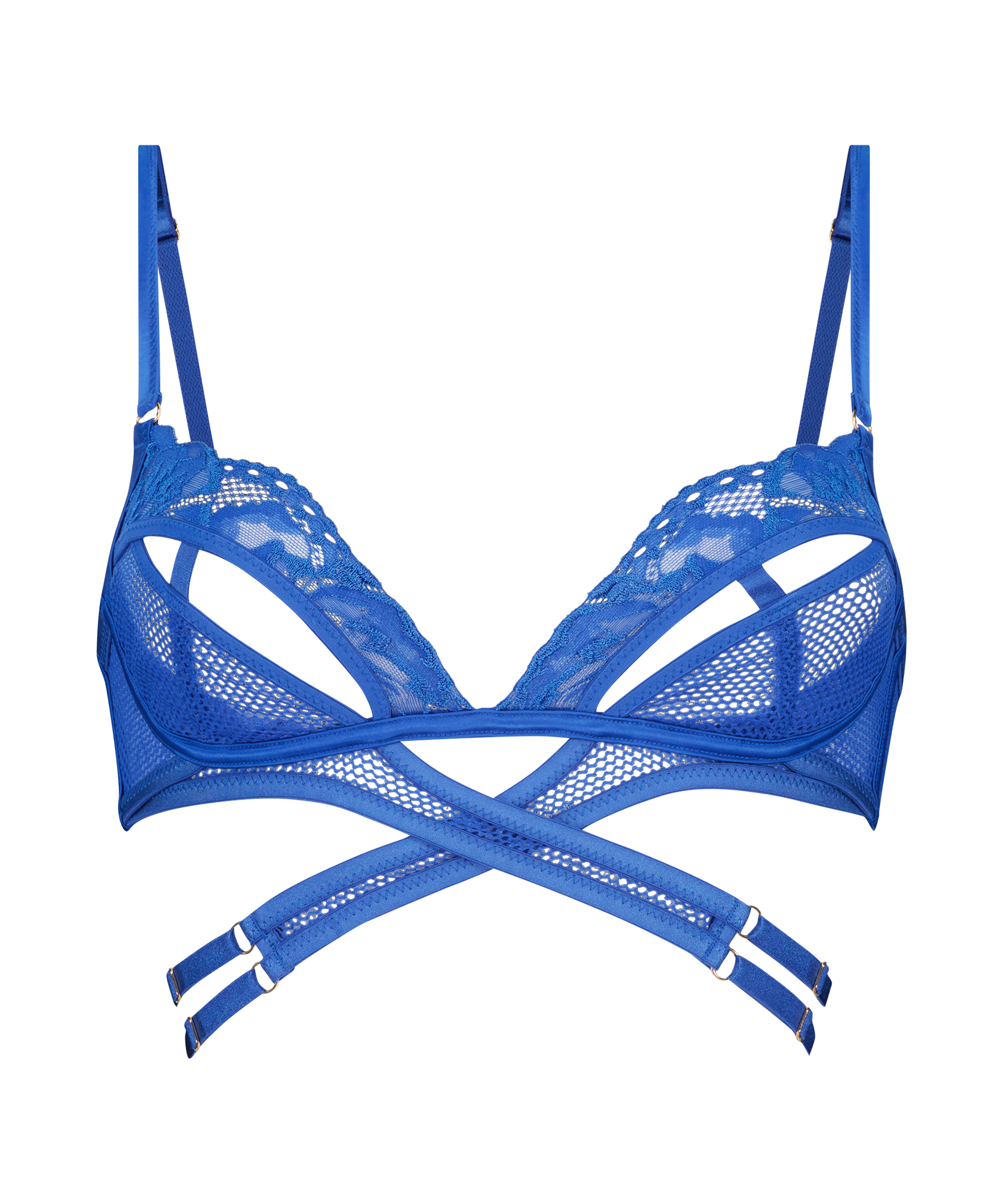 Brassière Pleasure, Bleu, main