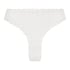 Slip br&eacute;silien V-shape Mesh, Blanc