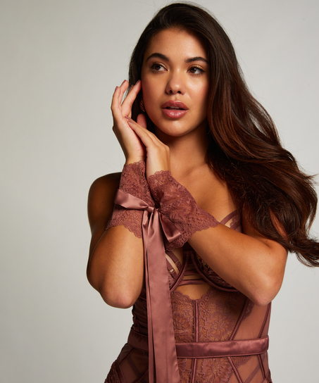 Menottes Dentelle, Violet