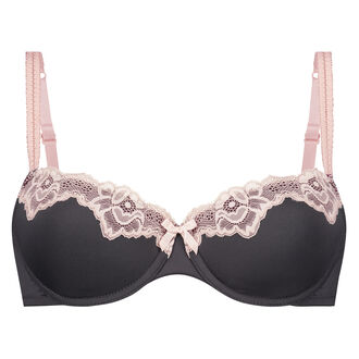 Soutien-gorge &agrave; armatures pr&eacute;form&eacute; Secret Lace, Gris