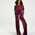 Tall Pantalon de pyjama Velours, Violet