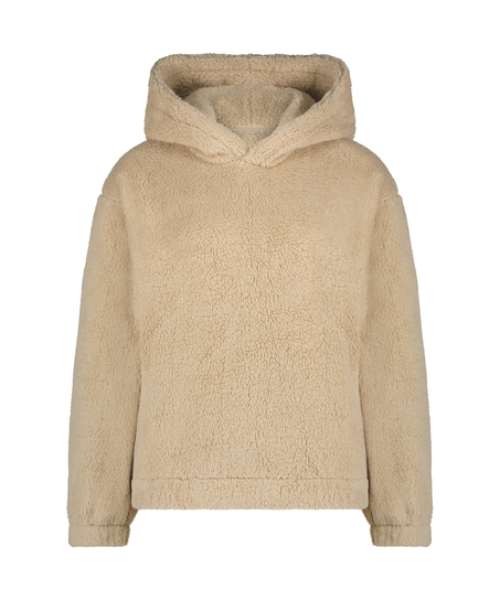 Sweat à Capuche polaire Snuggle, Beige