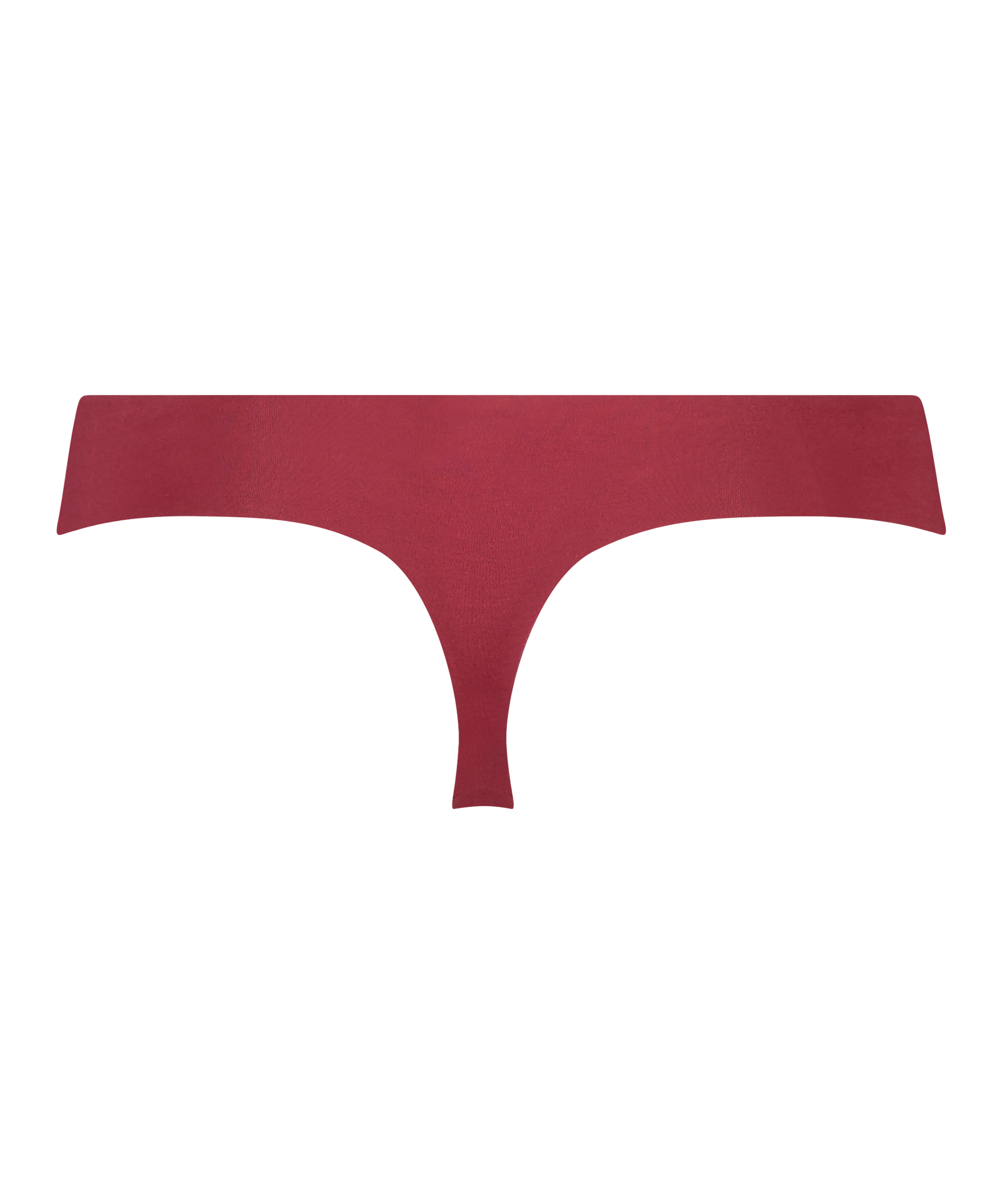 String invisible en coton, Rouge, main