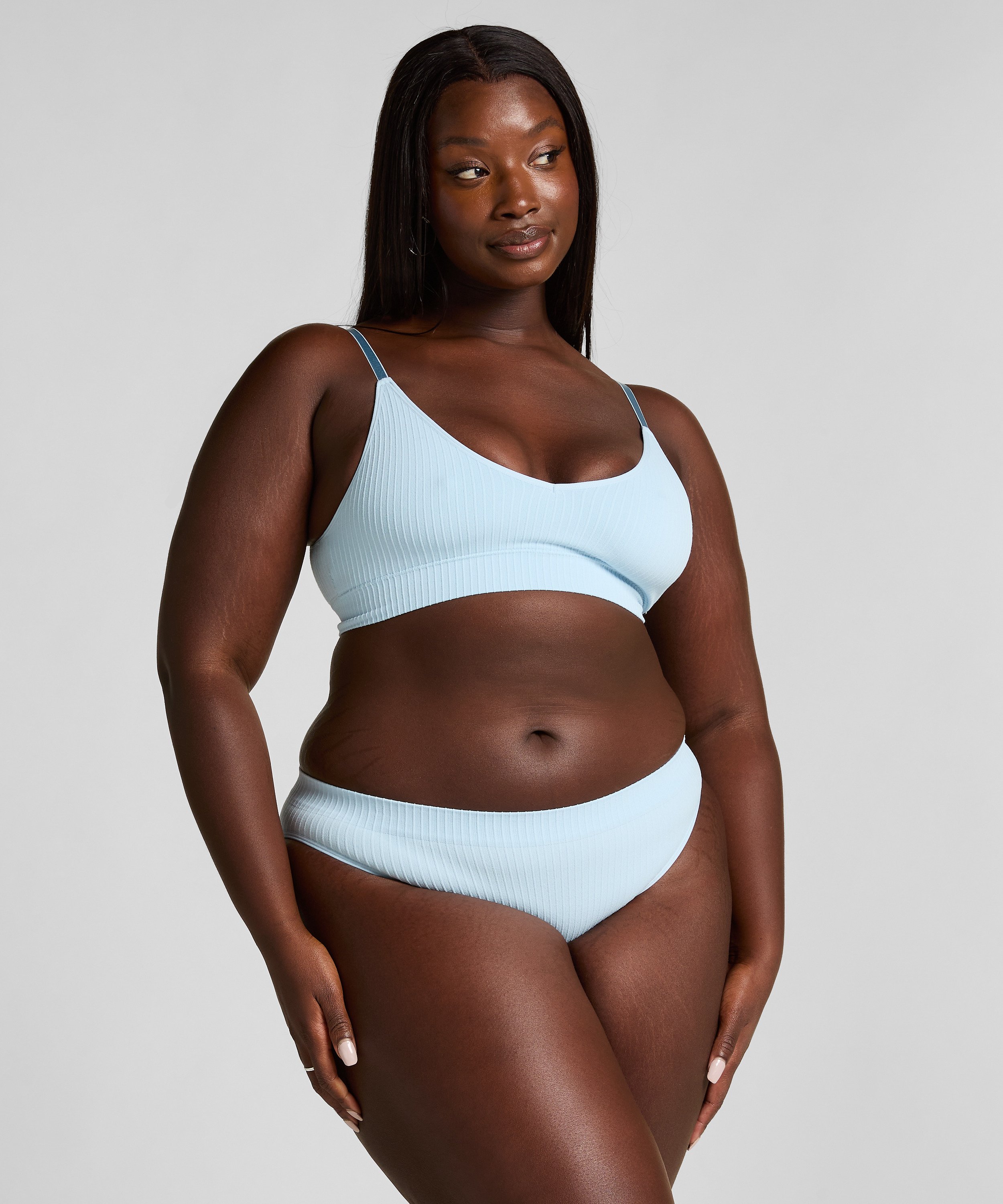 Brassière Dianne, Bleu, main