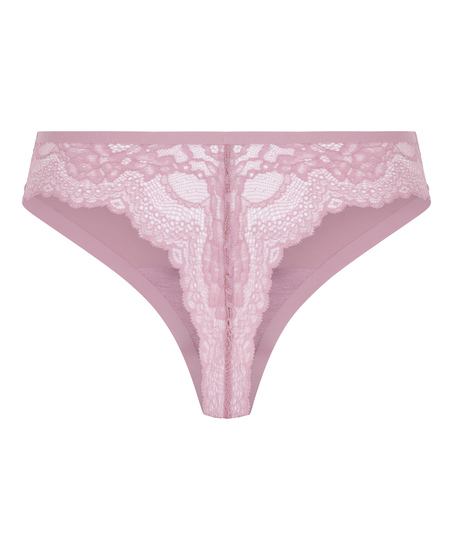 Invisible string Lace Back, Rose