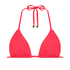 Haut de bikini triangle Doha, Rouge