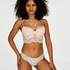 Soutien-gorge &agrave; armatures pr&eacute;form&eacute; longline Dide, Rose