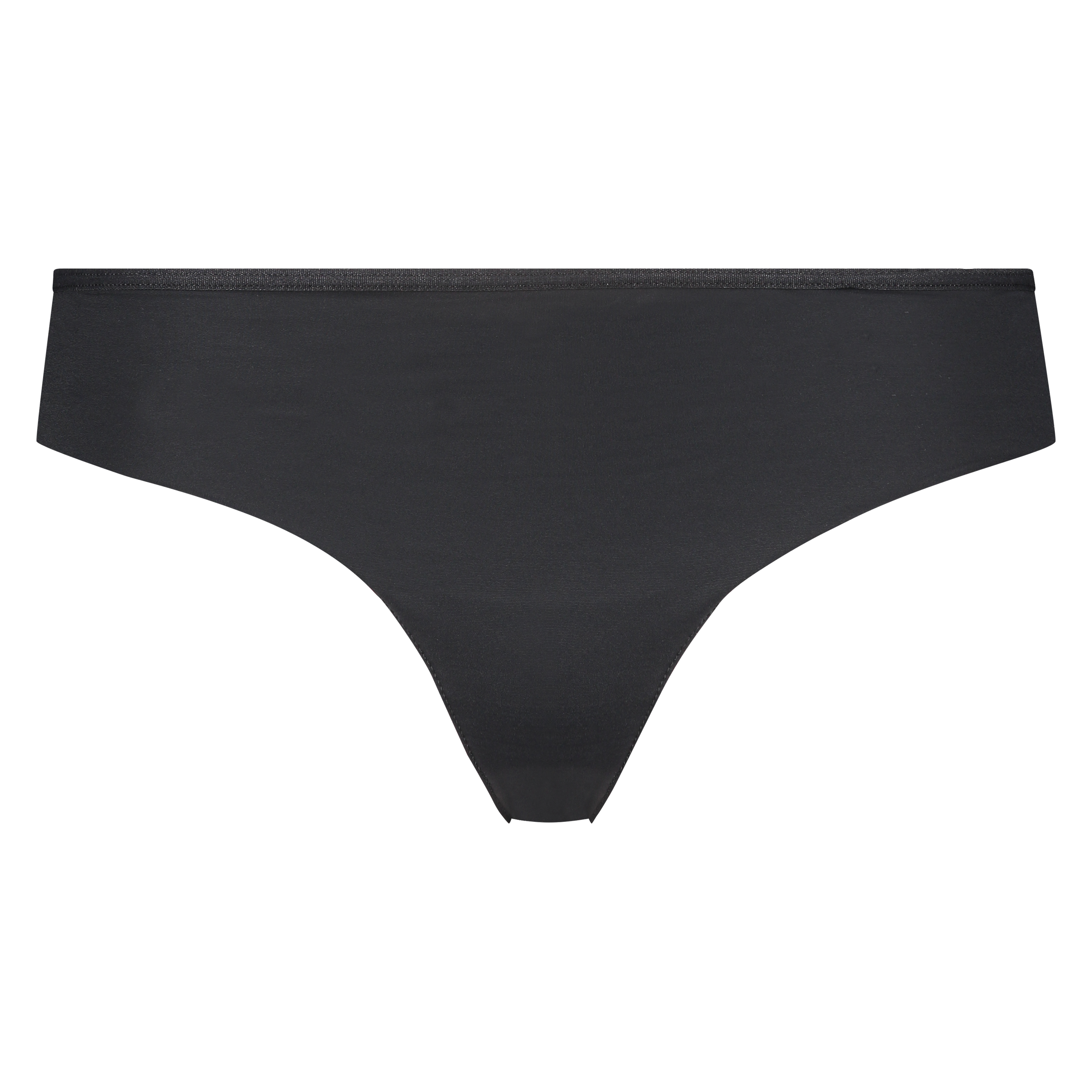String Invisible Lace back, Noir, main