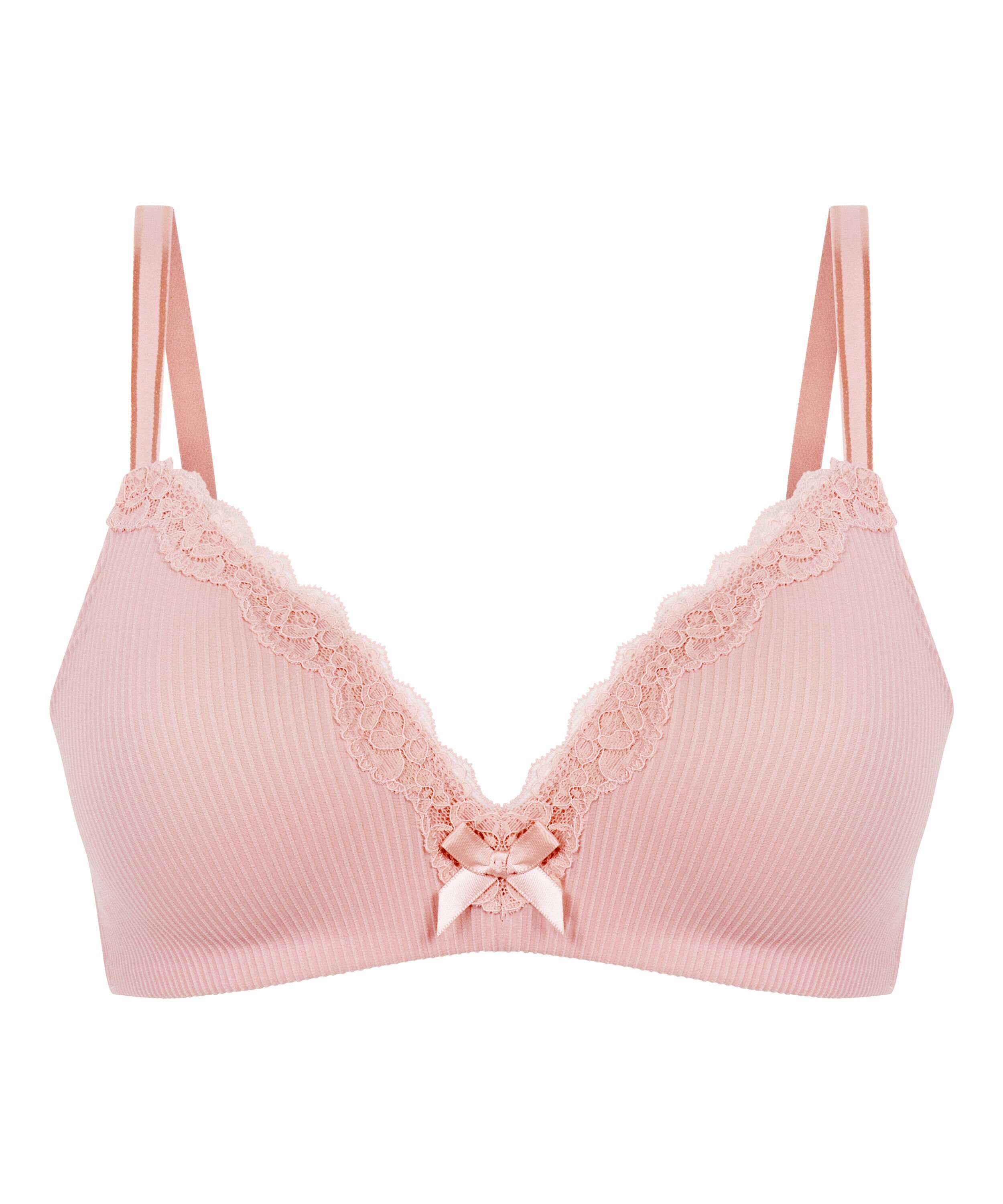 Soutien-gorge sans armatures pr&eacute;form&eacute; Lola, Rose