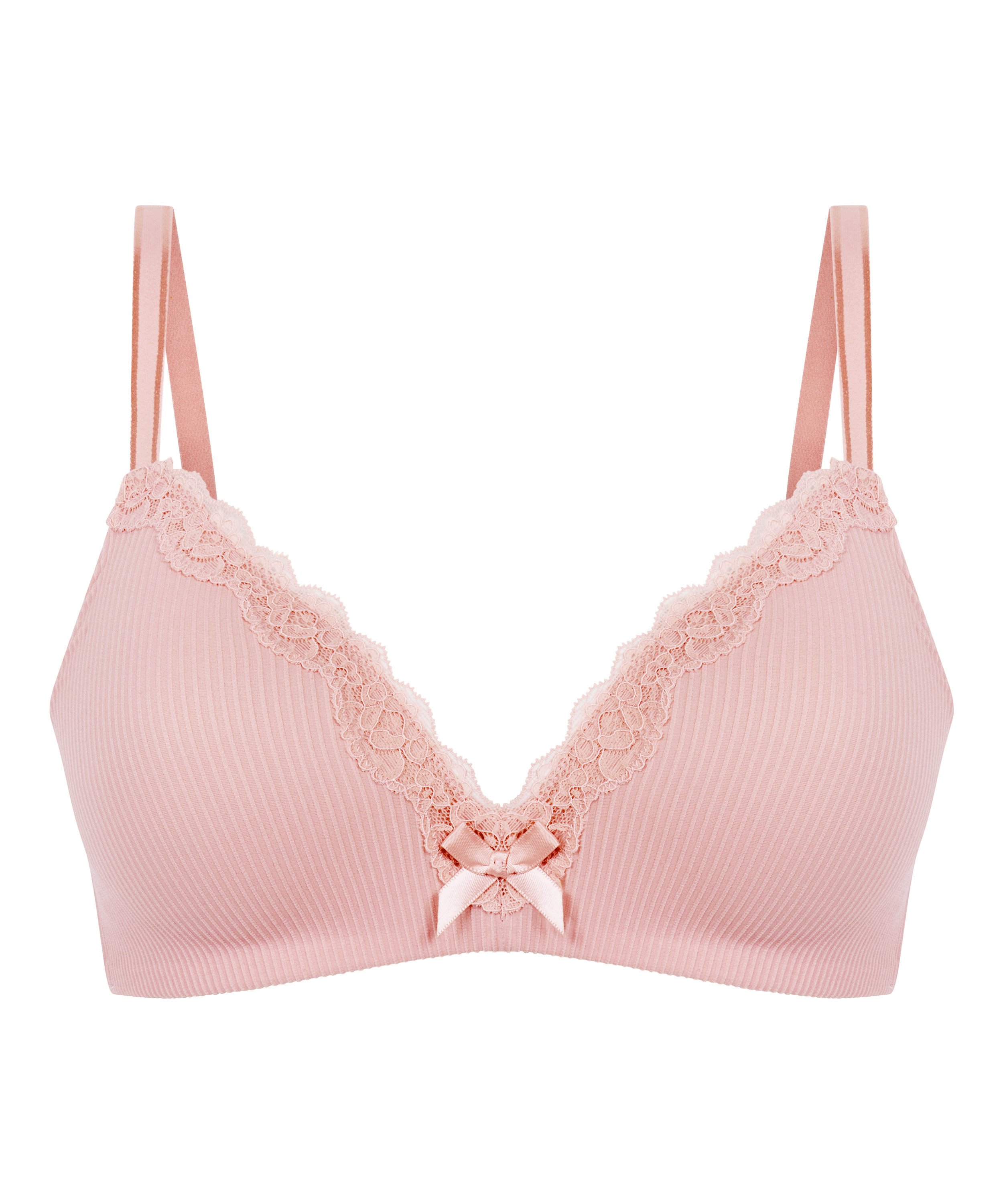 Soutien-gorge sans armatures préformé Lola, Rose, main