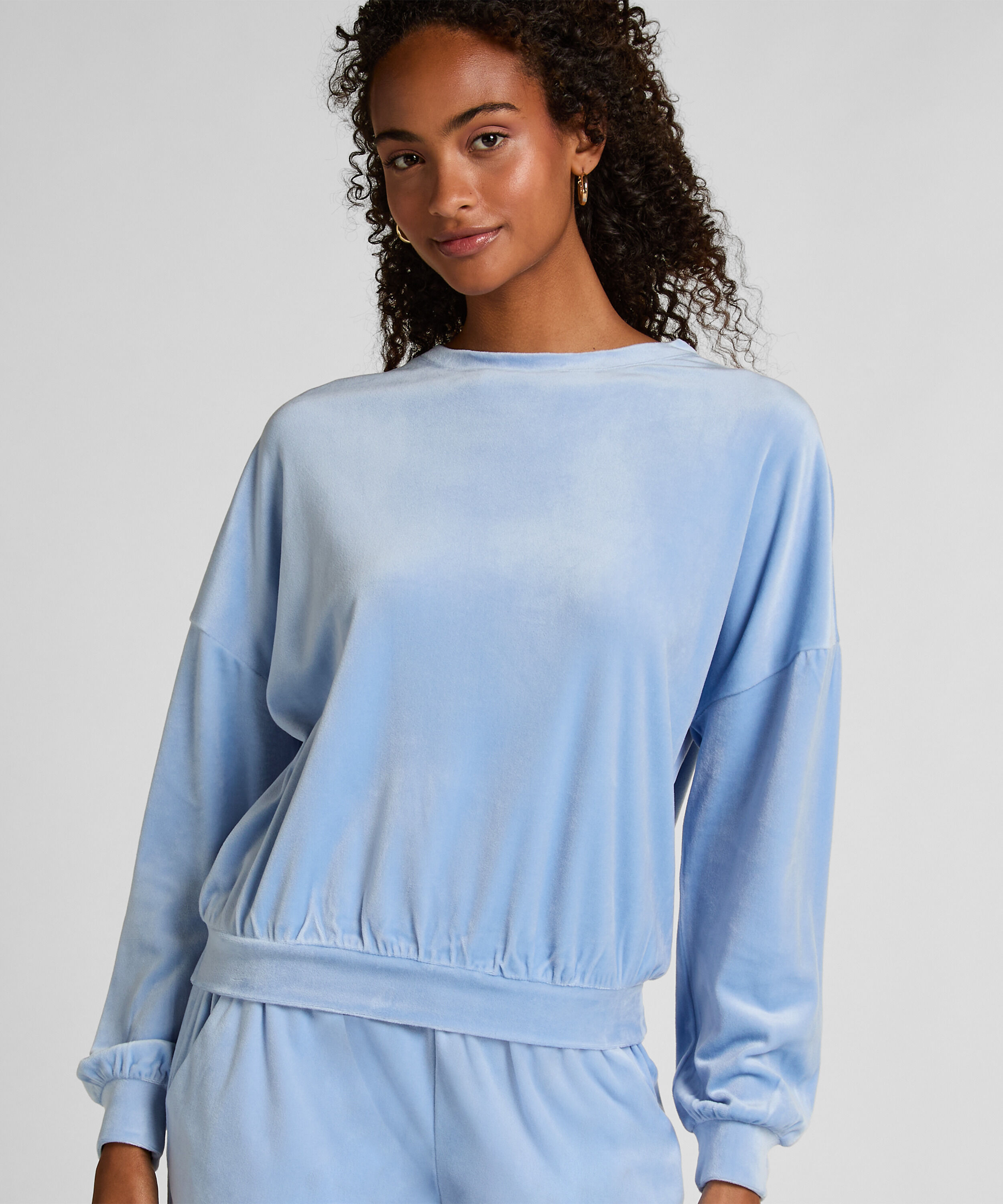 Top Velours, Bleu Top Velours, Bleu