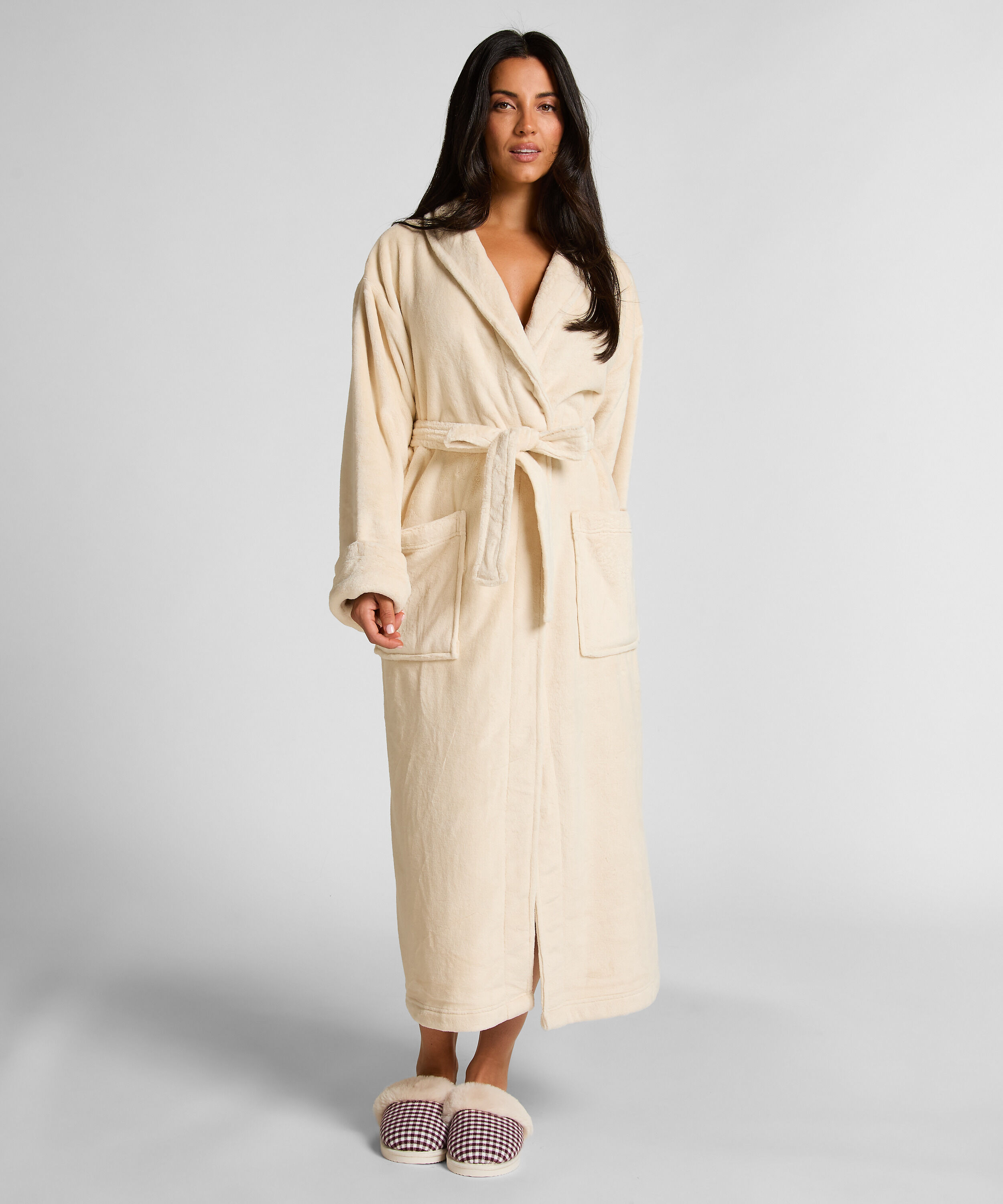 Peignoir en polaire douce