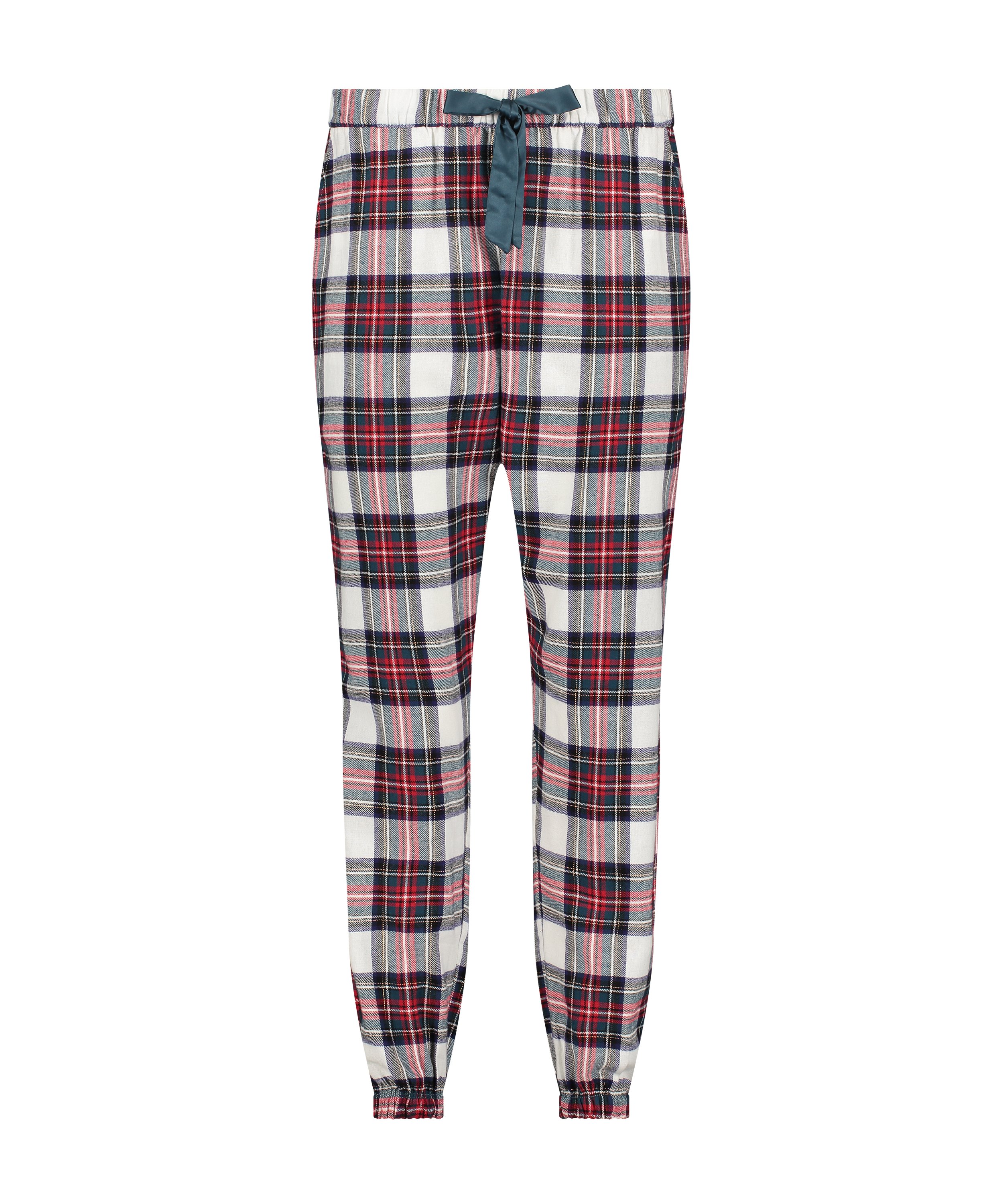 Pantalon de Pyjama Flanel, Blanc, main