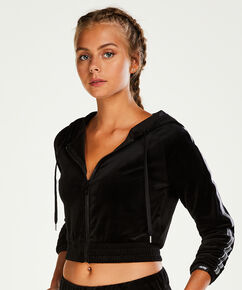 Blouson de sport Velours HKMX, Noir