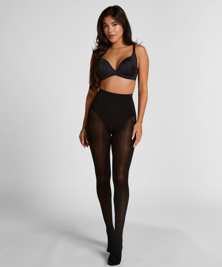 Collants 40 Deniers Contrôle Total, Noir