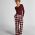 Pantalon de Pyjama Flanel, Violet