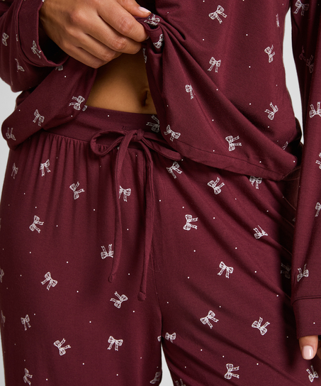 Pantalon en jersey Essential, Rouge