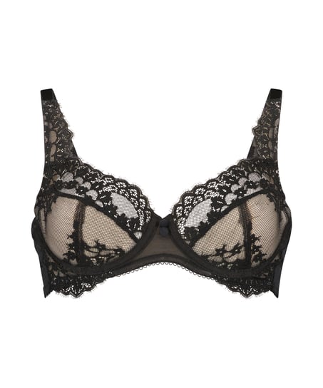 Soutien-gorge &agrave; armatures non-pr&eacute;form&eacute; Daisy, Noir