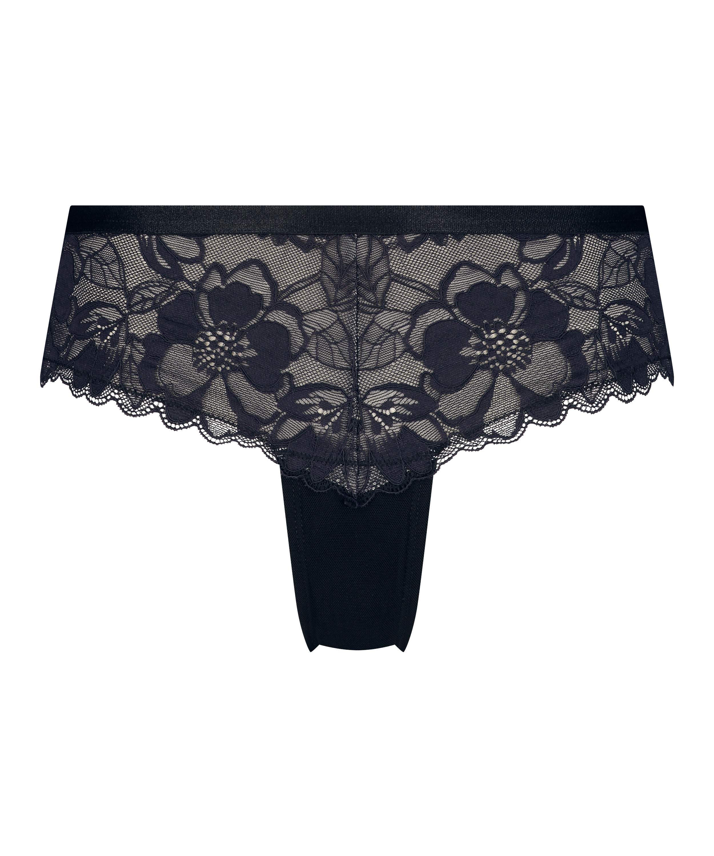 Slip brésilien Sophia, Noir, main