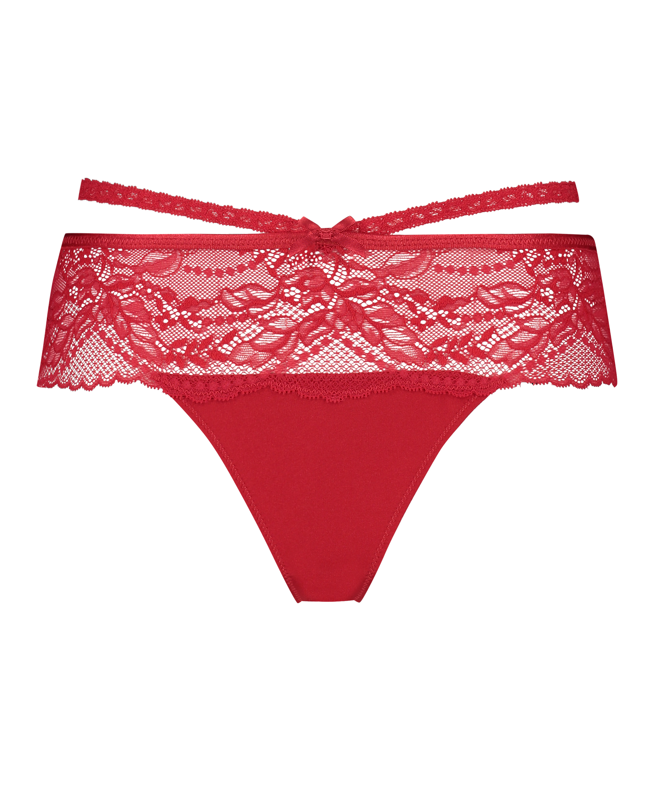 Boxer string Francesca, Rouge, main