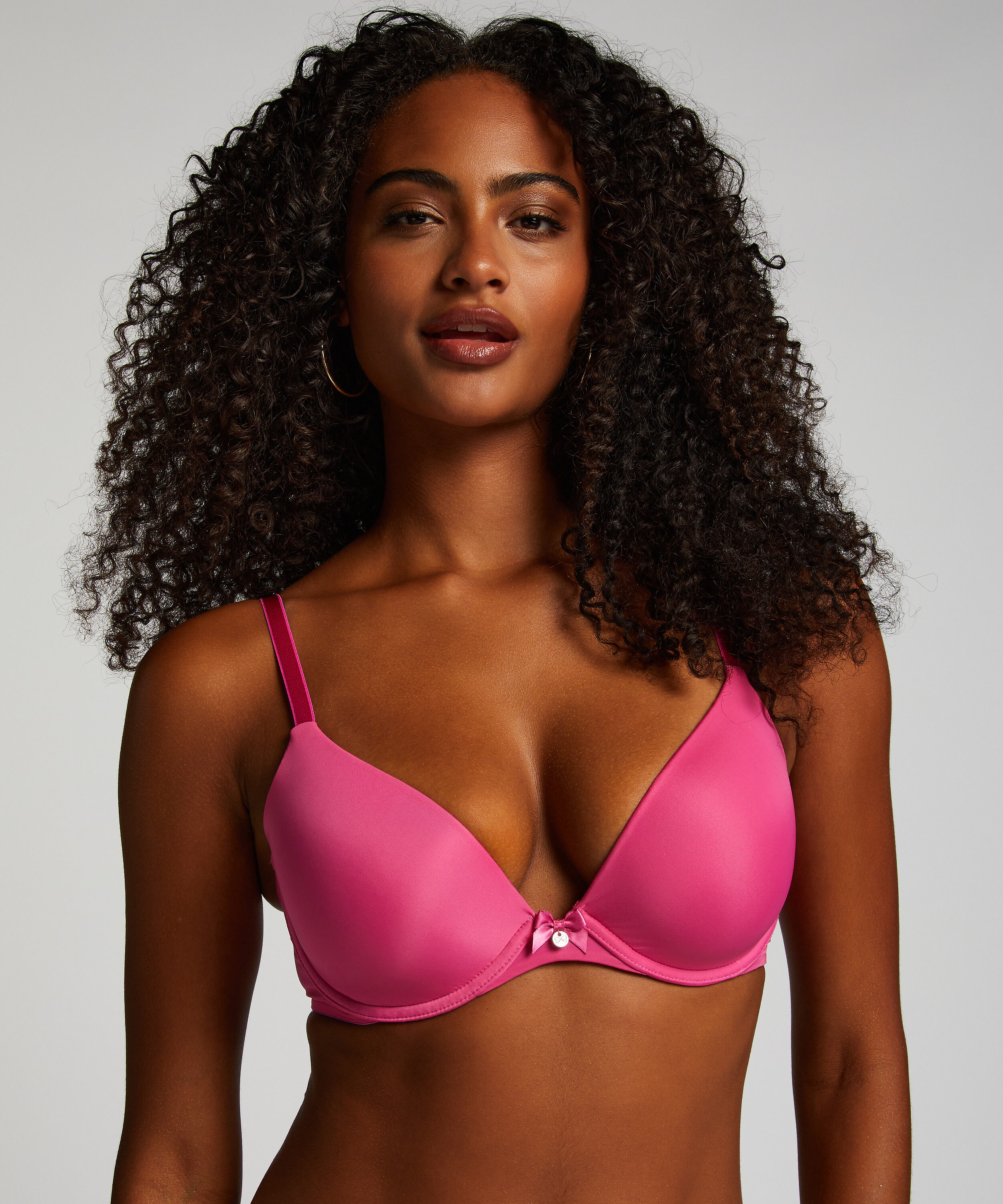 Soutien-gorge à armatures préformé Plunge, Rose