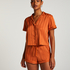 Short de pyjama Satin, Orange