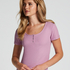 Haut de pyjama Henley, Violet