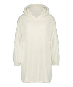 Robe polaire Snuggle Lounge, Blanc