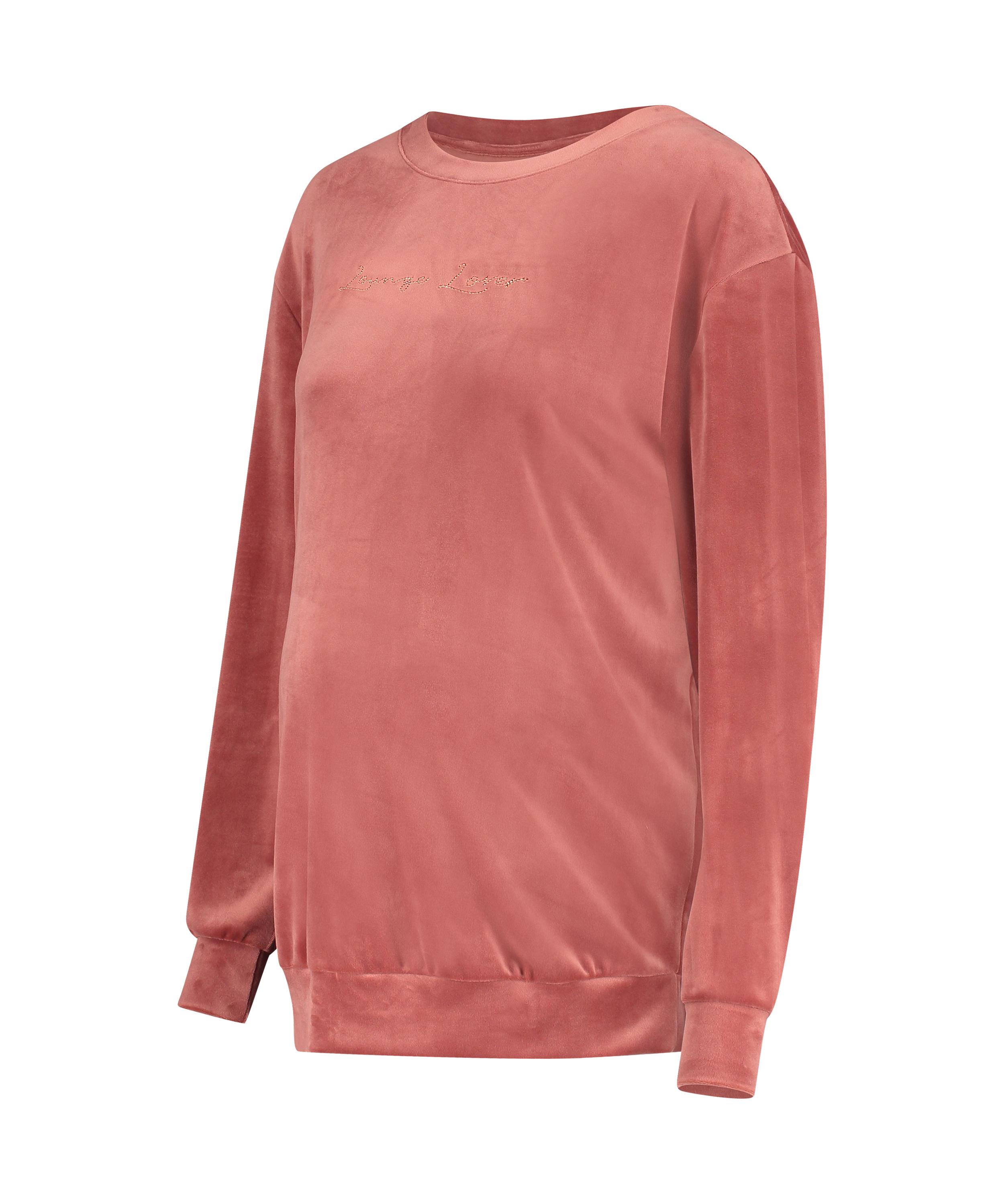 Top de grossesse en velours, Rose, main