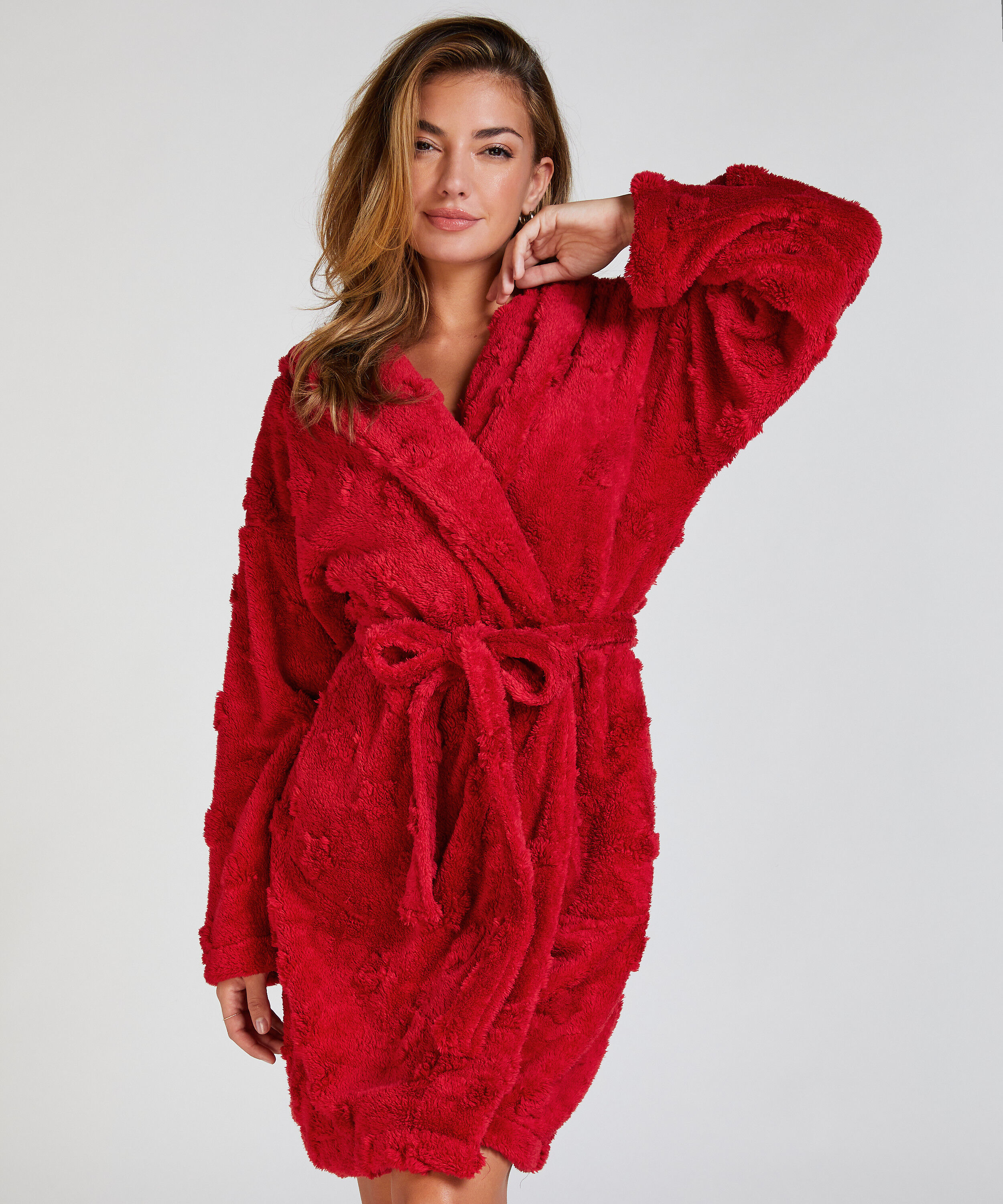 Peignoir de bain Stars, Rouge