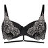 Soutien-gorge &agrave; armatures rembourr&eacute; Bria, Noir