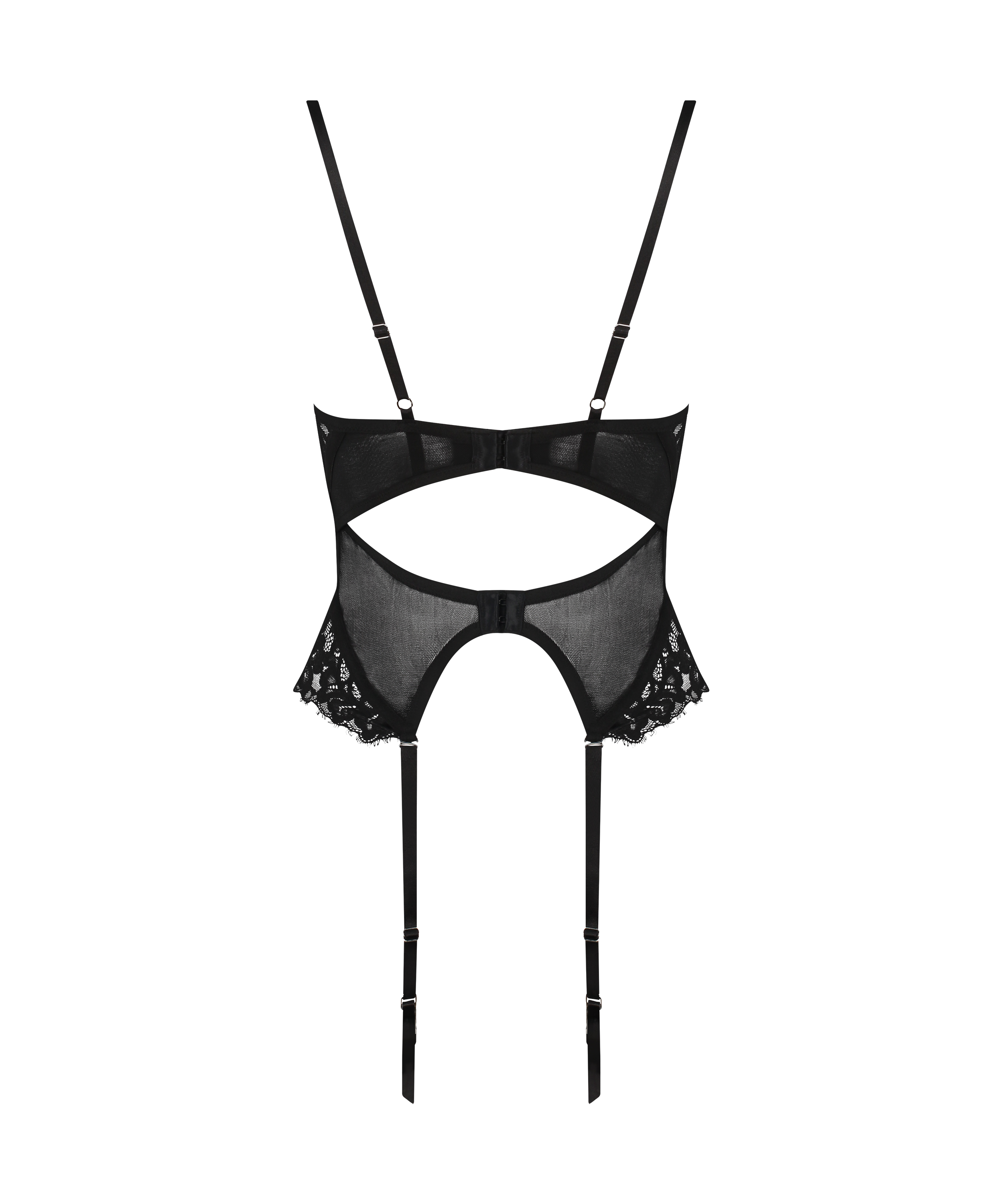 Bustier Isabella, Noir, main