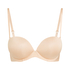 Soutien-gorge maximiseur préformé sans bretelles, Beige