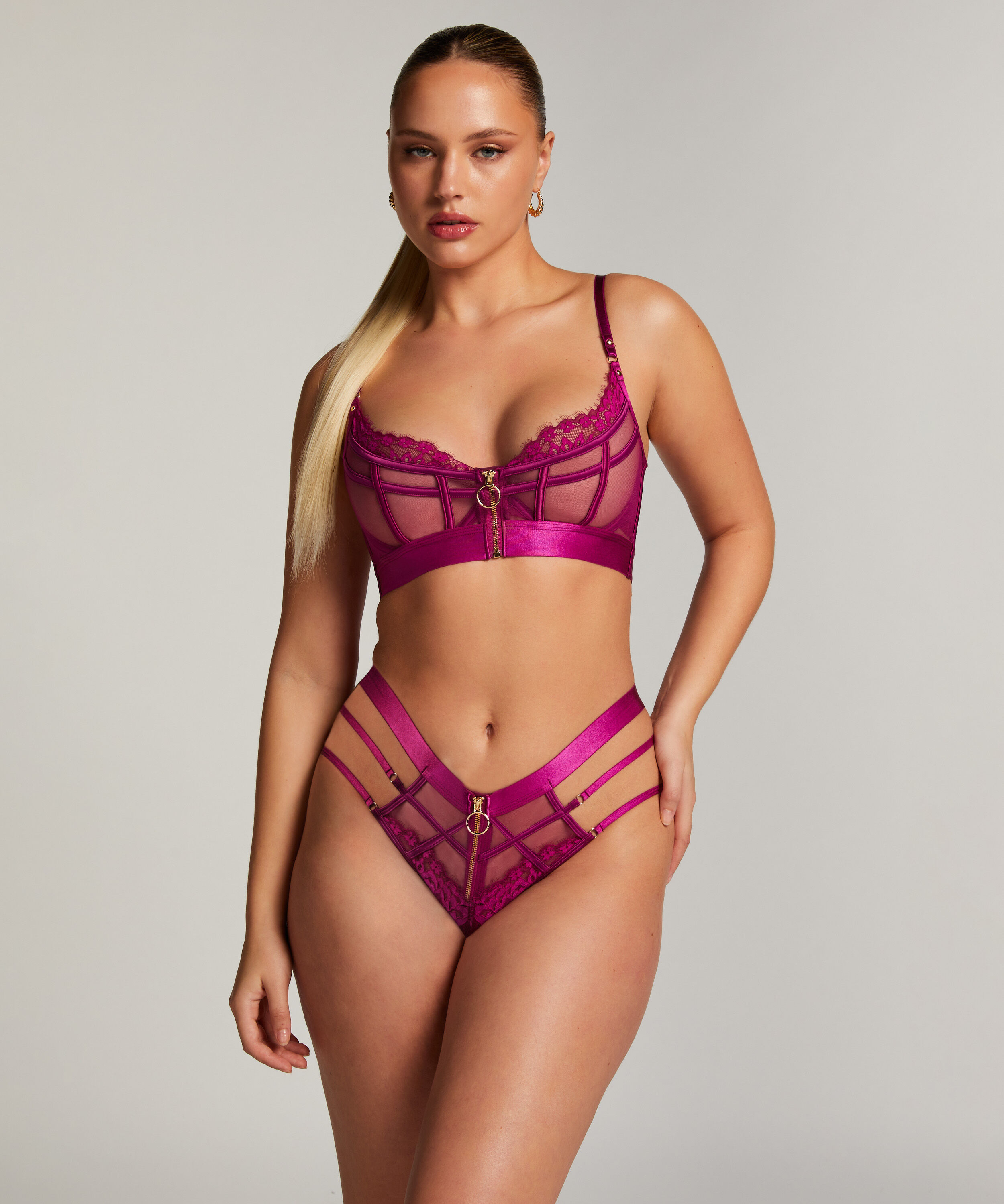 Soutien-gorge &agrave; armatures non-pr&eacute;form&eacute; Sable, Violet