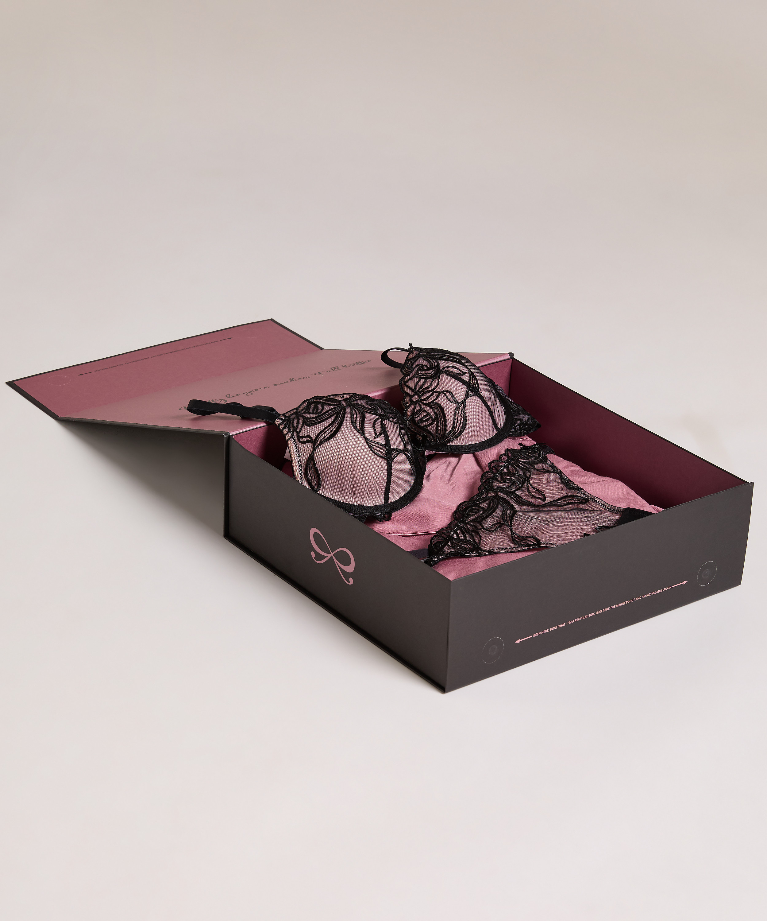 Coffret cadeau de luxe Large, Noir, main