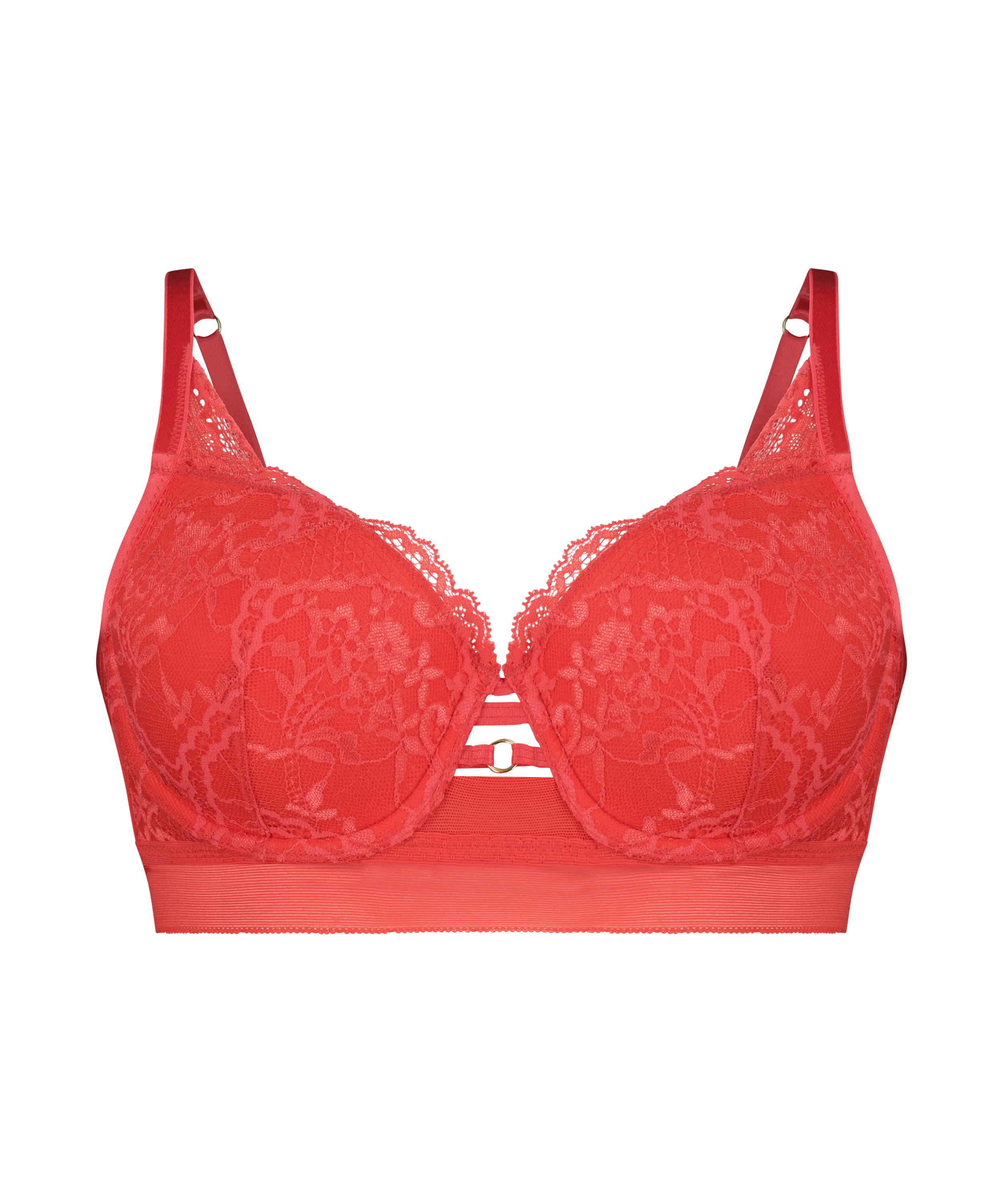 Soutien-gorge à armatures préformé Chione, Rouge, main