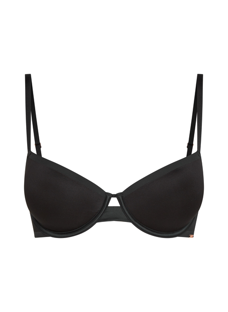 Soutien-gorge à armatures préformé push-up Essential, Noir